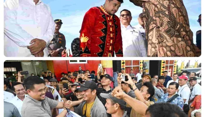 Disambut Hangat Warga di Bandara Binaka, Bobby Nasution Awali Agenda Berkantor di Kepulauan Nias