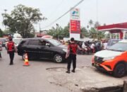 Antrean Pengisian BBM Mengular, Polresta Deli Serdang Lakukan Pengamanan dan Pengaturan Jalur Disetiap SPBU