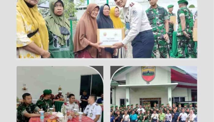 Karutan Labuhan Deli Hadiri Kunjungan Dandim 0201/Medan di Koramil 10 Marelan, Wujudkan Kepedulian Sosial kepada Masyarakat
