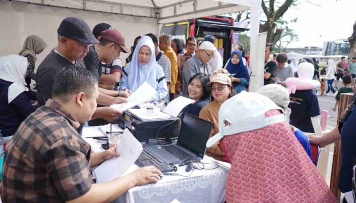 Dekatkan Pelayanan kepada Masyarakat, Pojok PBB Bapenda Medan Himpun Rp893 Juta di CFD Medan