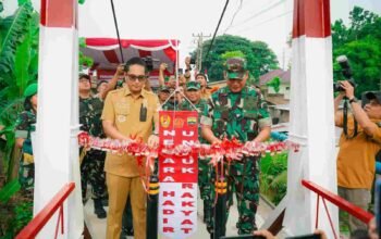 Pangdam I/BB dan Wali Kota Medan Resmikan Jembatan Perintis Garuda, Hubungkan Kembali Medan Polonia-Johor-Maimun