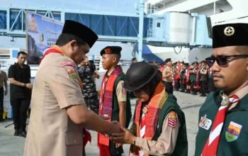 Bobby Nasution Lepas 1.179 Pramuka Sumut ke Jamnas XII, Pesan Jaga Nama Baik Daerah