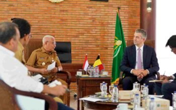 Wagub Surya Tawarkan Potensi Investasi Sumut kepada Duta Besar Belgia