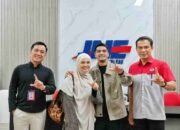 Dari Masjid Al-Isra’ H. Soeprapto Soeparno, JNE Medan Sambut Sharing Time Bersama Ricky Harun
