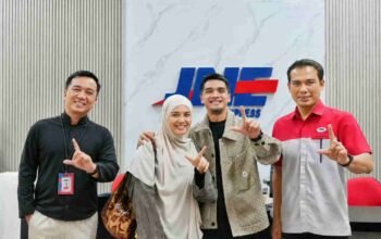 Dari Masjid Al-Isra’ H. Soeprapto Soeparno, JNE Medan Sambut Sharing Time Bersama Ricky Harun