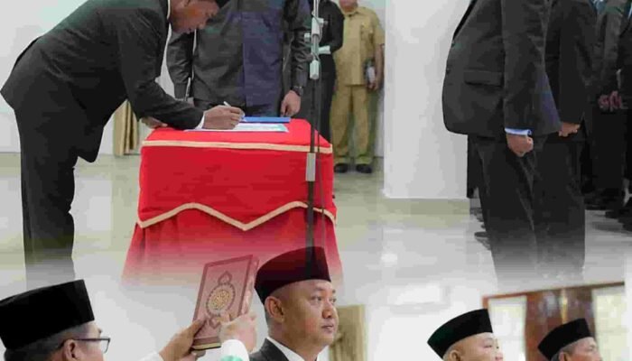 Lantik 17 Pejabat Pemkab Deli Serdang, Wabup Lom Lom: Jangan Bekerja Sendiri-Sendiri