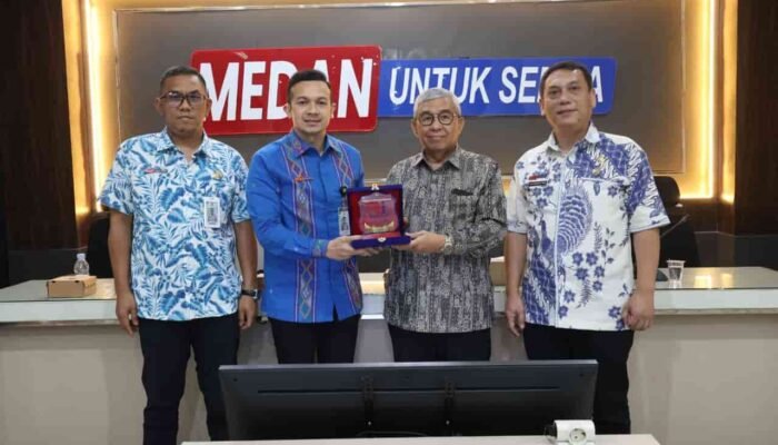 Komisi Informasi Provsu Visitasi Bapenda Kota Medan, Perkuat Keterbukaan Informasi Publik