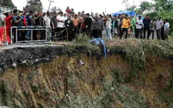 Gubernur Bobby Pastikan Jalan Longsor Pamah Semelir Diperbaiki Oktober