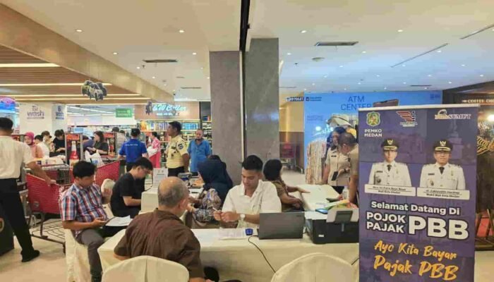 Pojok PBB Hadir di Brastagi Supermarket, Permudah Warga Bayar PBB Sambil Berbelanja