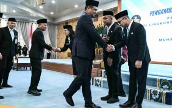 Gubernur Bobby Nasution Lantik Tiga Pejabat Pimpinan Tinggi Pratama, Tekankan Target Pembangunan Terukur