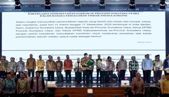 Teken Komitmen Bersama KPK, Bobby Nasution Dorong Pencegahan Korupsi Dilakukan Komprehensif