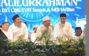 Ribuan Warga Padati Taman Stadion Teladan Peringati Maulid Nabi, Rico Waas Ajak Bangun Medan Bersama