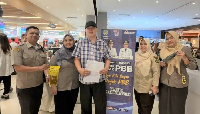 Pojok Pajak Bapenda Medan Himpun Penerimaan PBB Rp2,53 Miliar