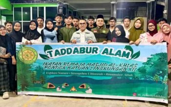 Remaja Masjid Al Ikhlas Pondok Batuan Tadabbur Alam, Muhammad Edison Ginting Pesan Jaga Ukhuwah Dan Ibadah