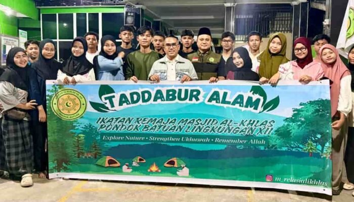 Remaja Masjid Al Ikhlas Pondok Batuan Tadabbur Alam, Muhammad Edison Ginting Pesan Jaga Ukhuwah Dan Ibadah