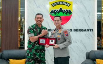 Kapolda Sumut Silaturahmi ke Kodam I/BB, Perkuat Sinergi TNI-Polri