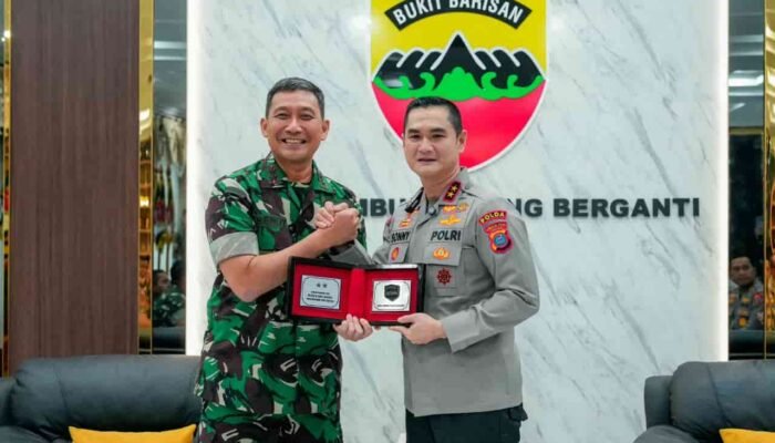 Kapolda Sumut Silaturahmi ke Kodam I/BB, Perkuat Sinergi TNI-Polri