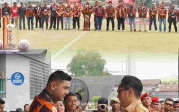 Hadiri Pembukaan Turnamen Football Cup Hut ke-67 Pemuda Pancasila, Wali Kota Medan : Tunjukkan Semangat Sportivitas dan Kekeluargaan