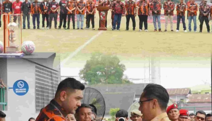 Hadiri Pembukaan Turnamen Football Cup Hut ke-67 Pemuda Pancasila, Wali Kota Medan : Tunjukkan Semangat Sportivitas dan Kekeluargaan