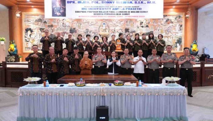Kapolda Sumut Perkuat Sinergi dengan WALUBI, Jaga Kerukunan dan Persatuan Bangsa