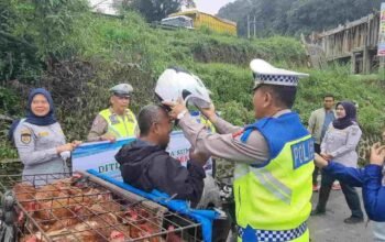 Polda Sumut Gencarkan Edukasi Keselamatan Berlalu Lintas di Tiga Lokasi dalam Operasi Patuh Toba 2026