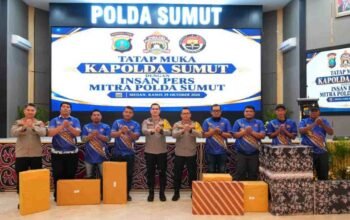 Apresiasi Kinerja Pers, Polda Sumut Beri Penghargaan kepada 5 Jurnalis dan Media