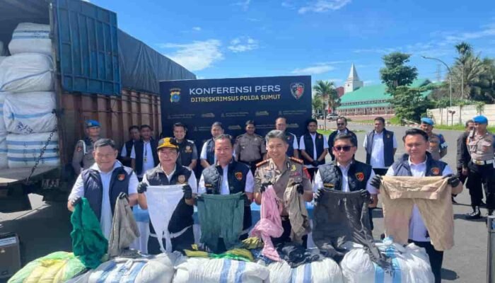 Polda Sumut Gagalkan Pengiriman 144 Ballpress Ilegal Senilai Rp432 Juta di Tol Sergai