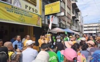 Lanjutkan Rangkaian Hut ke-62 Partai Golkar, Maruli Siahaan Gelar Bakti Sosial Bagi Ratusan Pemulung, Sopir Angkot, dan Pengemudi Ojek Online