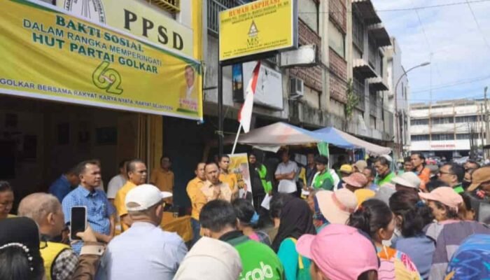 Lanjutkan Rangkaian Hut ke-62 Partai Golkar, Maruli Siahaan Gelar Bakti Sosial Bagi Ratusan Pemulung, Sopir Angkot, dan Pengemudi Ojek Online